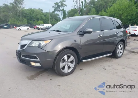 2012 Acura Mdx Technology Package z USA, uszkodzony, nr VIN 2HNYD2H34CH523341